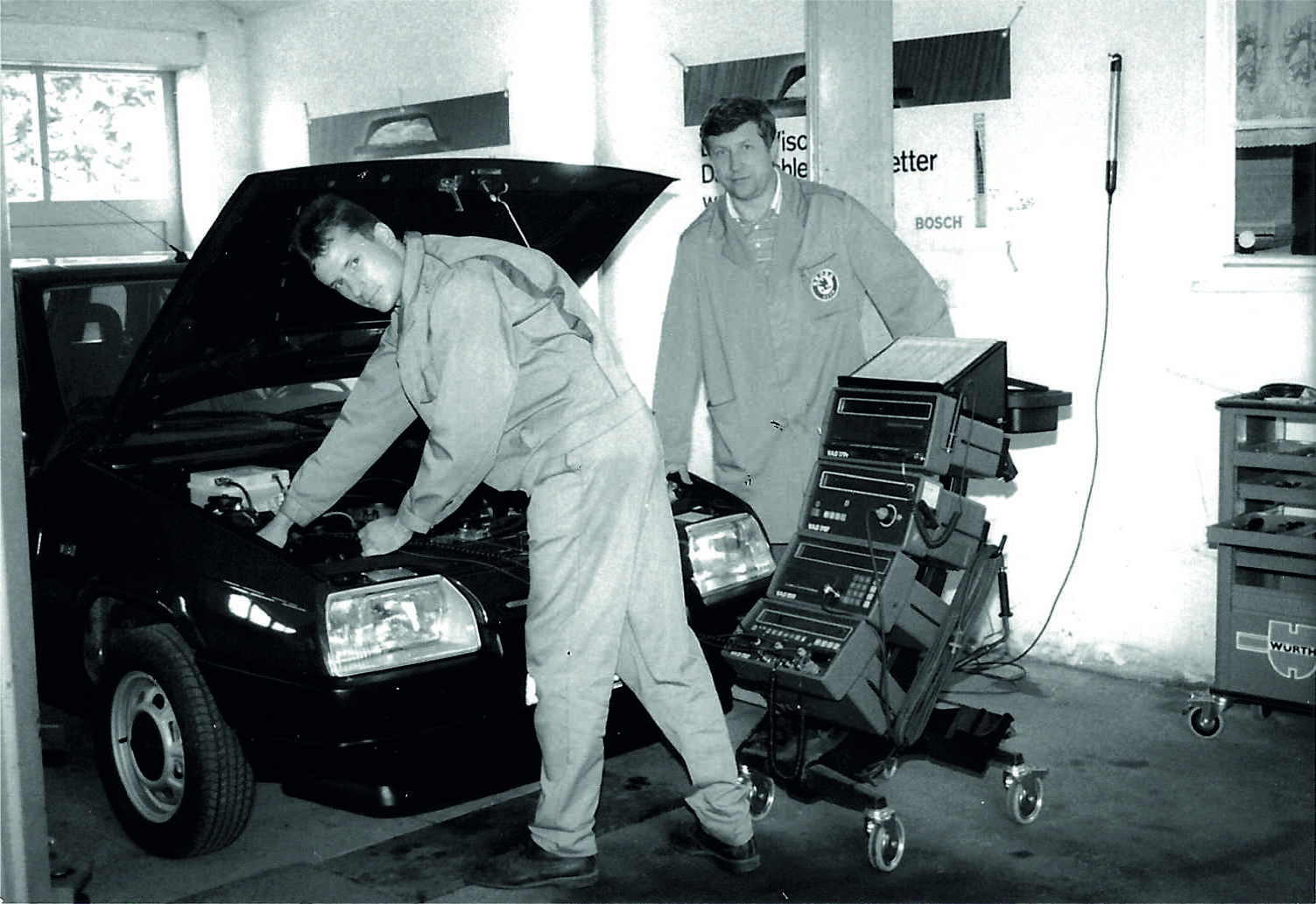 Blick in die Werkstatt 1995